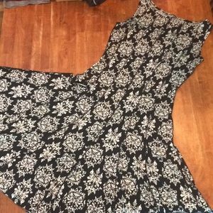 Black & White midi dress.